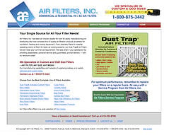 airfilters web site design