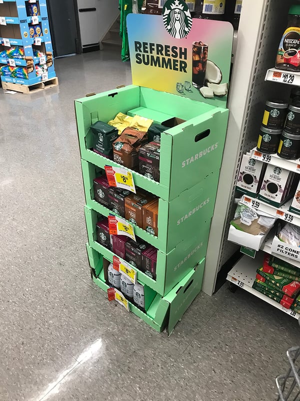 Hancocks pick and mix display stand promotion for retailers