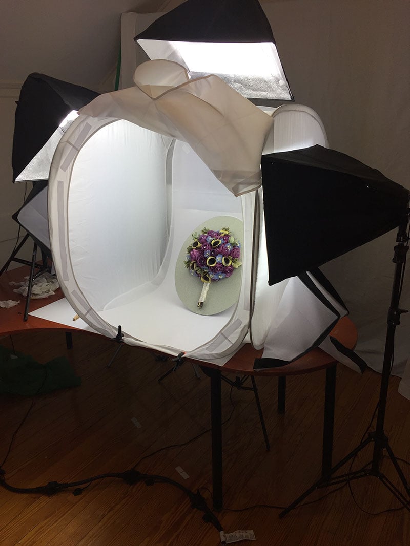 studio-setup-with-photo-tent-for-product-shot